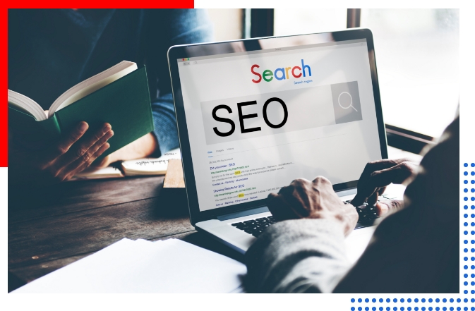 customer searching for SEO services